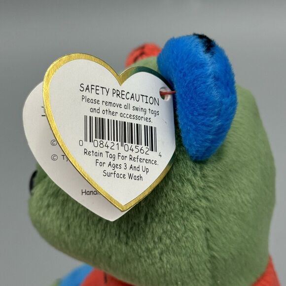 Vintage Ty Frankenteddy Plush Beanie Baby Halloween 9" Stuffed Animal Bear 2001 - Picture 8 of 8